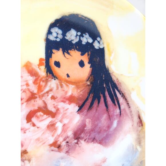 Spring Blossoms Children Of The Sun Year 1987 Fine China 8 1/2" Plate Wall Decor - Picture 4 of 13